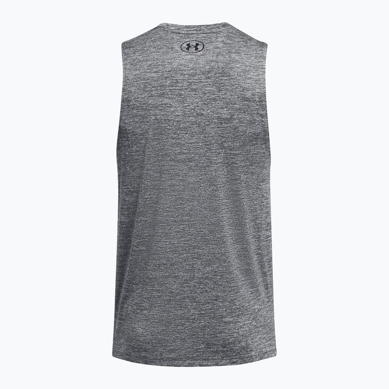 Koszulka treningowa męska Under Armour Tech Tank castlerock/black 4