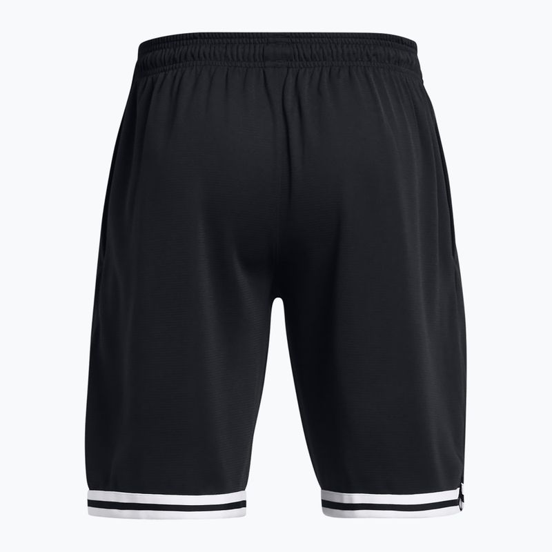 Spodenki koszykarskie męskie Under Armour 10" Perimeter Short black/white 2