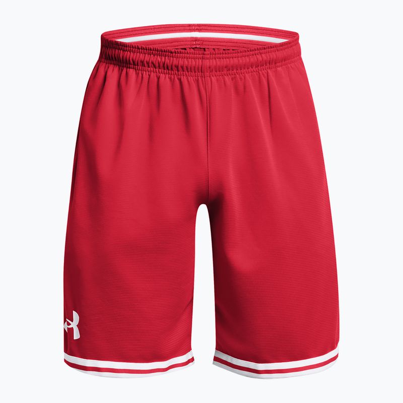 Spodenki koszykarskie męskie Under Armour 10" Perimeter Short red/white