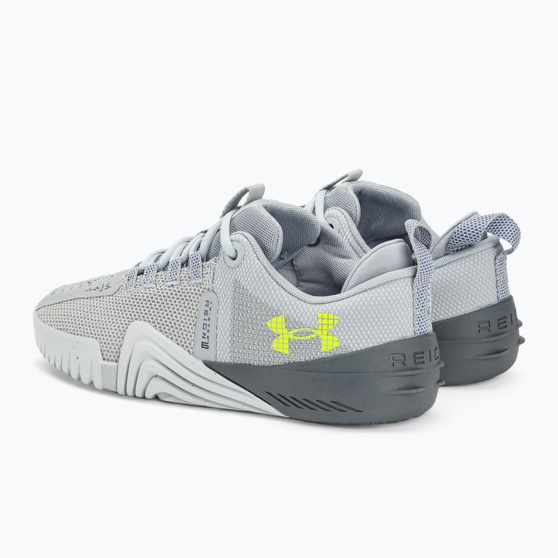 Buty treningowe męskie Under Armour TriBase Reign 6 mod gray/starlight/high vis yellow 3