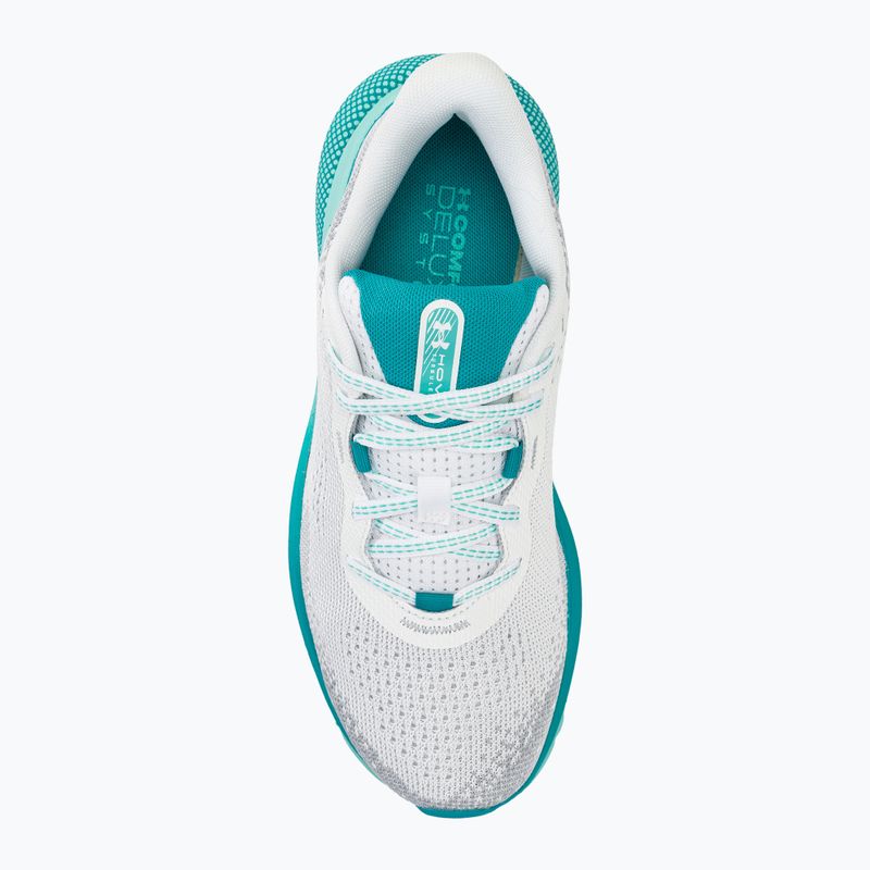 Buty do biegania damskie Under Armour Hovr Turbulence 2 white/white/circuit teal 5