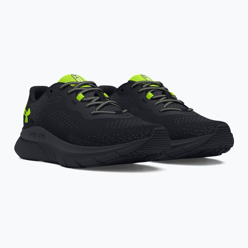 Buty do biegania męskie Under Armour Hovr Turbulence 2 black/black/high vis yellow 7