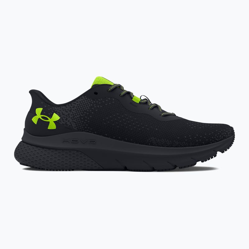 Buty do biegania męskie Under Armour Hovr Turbulence 2 black/black/high vis yellow 8