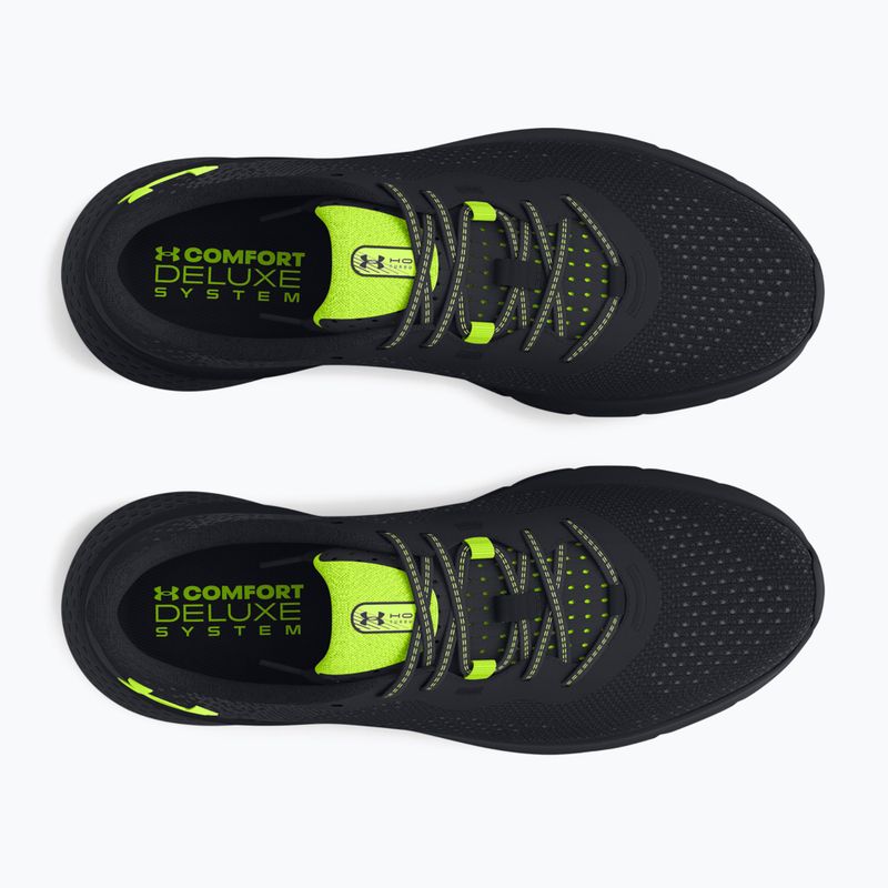 Buty do biegania męskie Under Armour Hovr Turbulence 2 black/black/high vis yellow 10