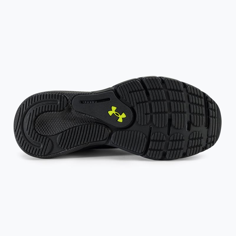 Buty do biegania męskie Under Armour Hovr Turbulence 2 black/black/high vis yellow 5