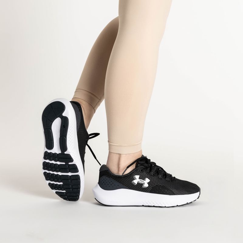 Buty do biegania damskie Under Armour Charged Surge 4 black/anthracite/white 2