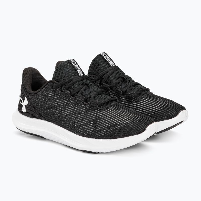 Buty do biegania damskie Under Armour Charged Speed Swift black/black/white 4