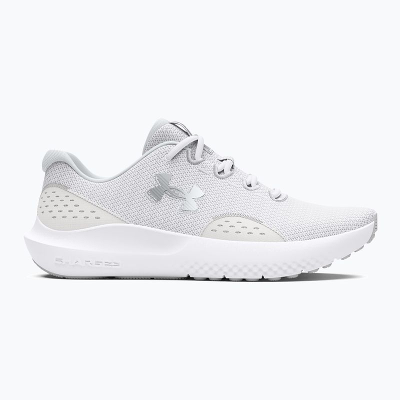 Buty do biegania damskie Under Armour Charged Surge 4 white/distant gray/metallic silver 8