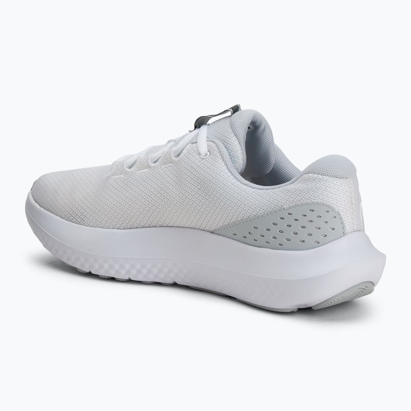 Buty do biegania męskie Under Armour Charged Surge 4 white/halo gray/black 3