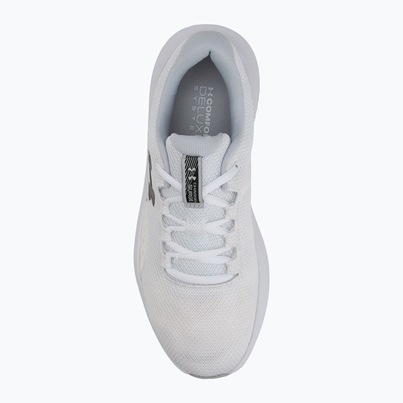 Buty do biegania męskie Under Armour Charged Surge 4 white/halo gray/black 5