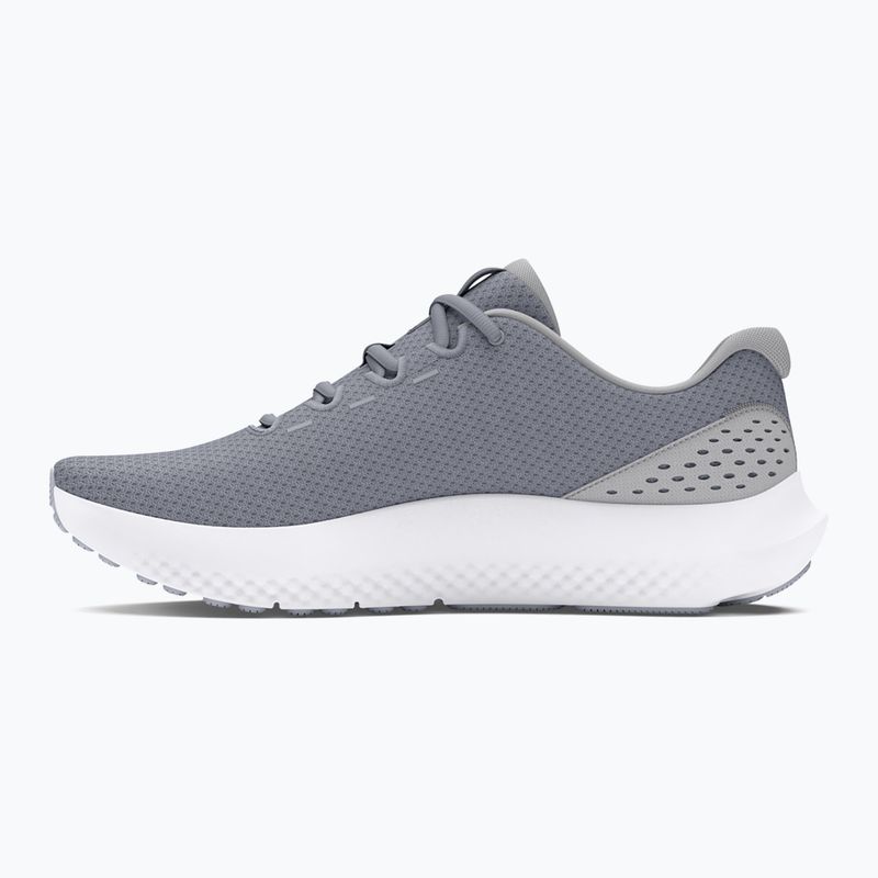 Buty do biegania męskie Under Armour Charged Surge 4 steel/mod gray/white 2