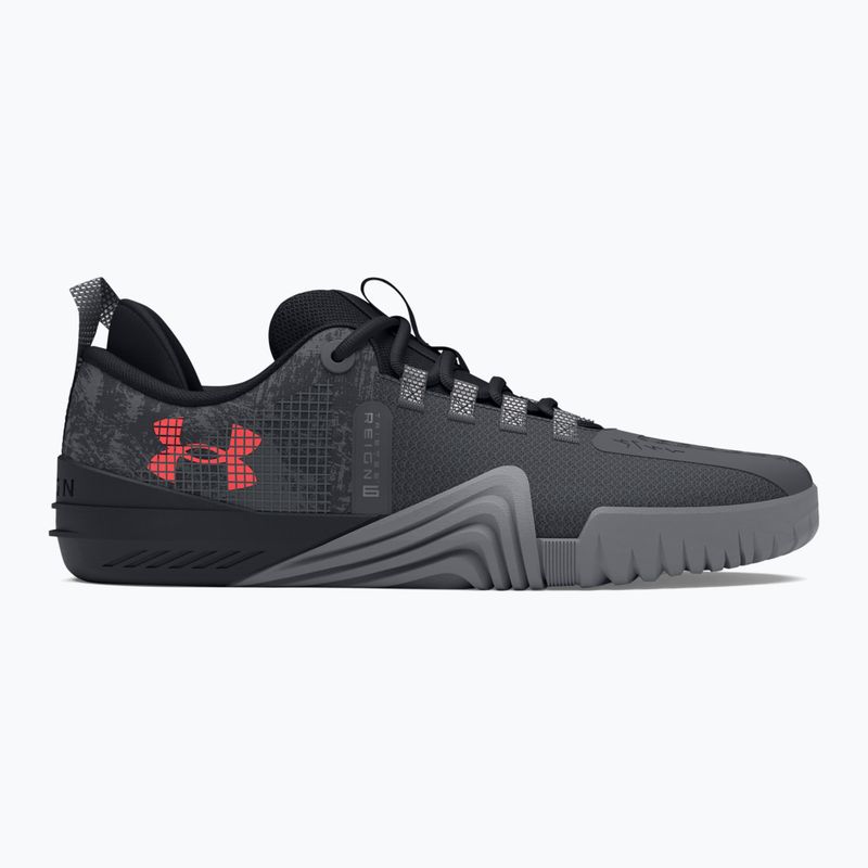 Buty treningowe męskie Under Armour TriBase Reign 6 gray void/pitch gray/rush red 8