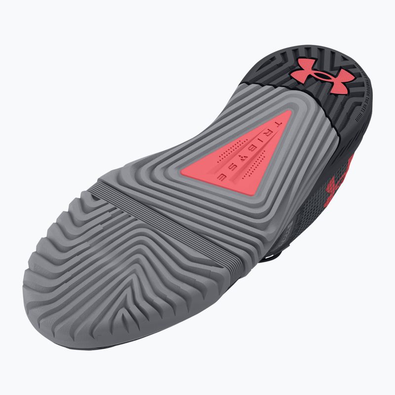 Buty treningowe męskie Under Armour TriBase Reign 6 gray void/pitch gray/rush red 11