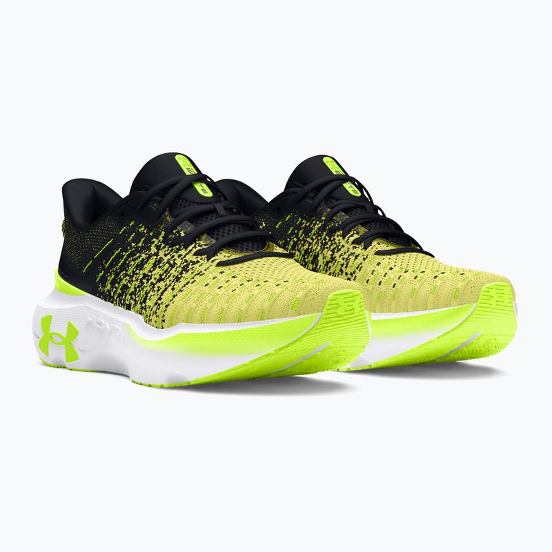 Buty do biegania damskie Under Armour Infinite Elite black/sonic yellow/high vis yellow 9