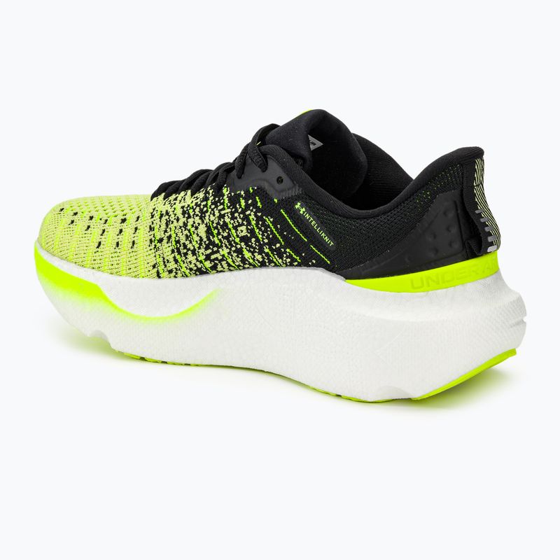 Buty do biegania damskie Under Armour Infinite Elite black/sonic yellow/high vis yellow 3