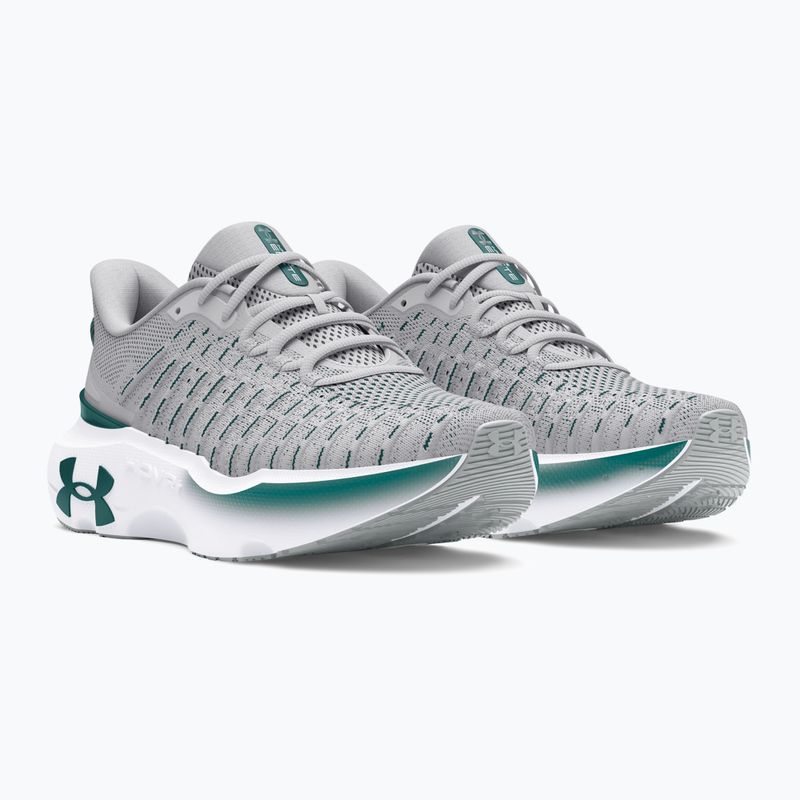 Buty do biegania męskie Under Armour Infinite Elite halo gray/halo gray/hydro teal 10