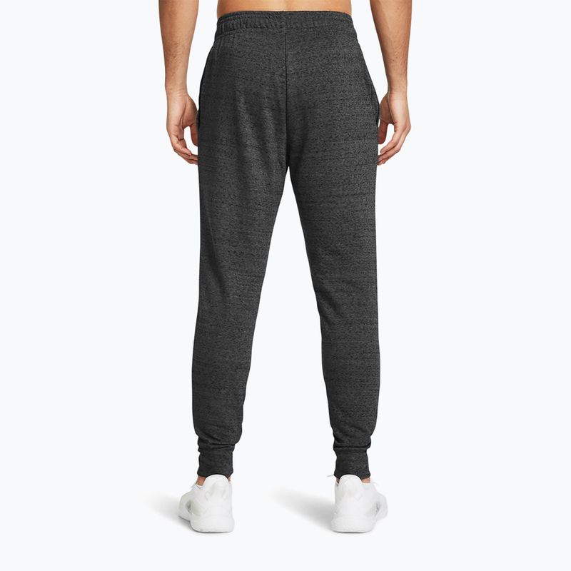 Spodnie męskie Under Armour Rival Terry Jogger castlerock light heather/onyx white 3