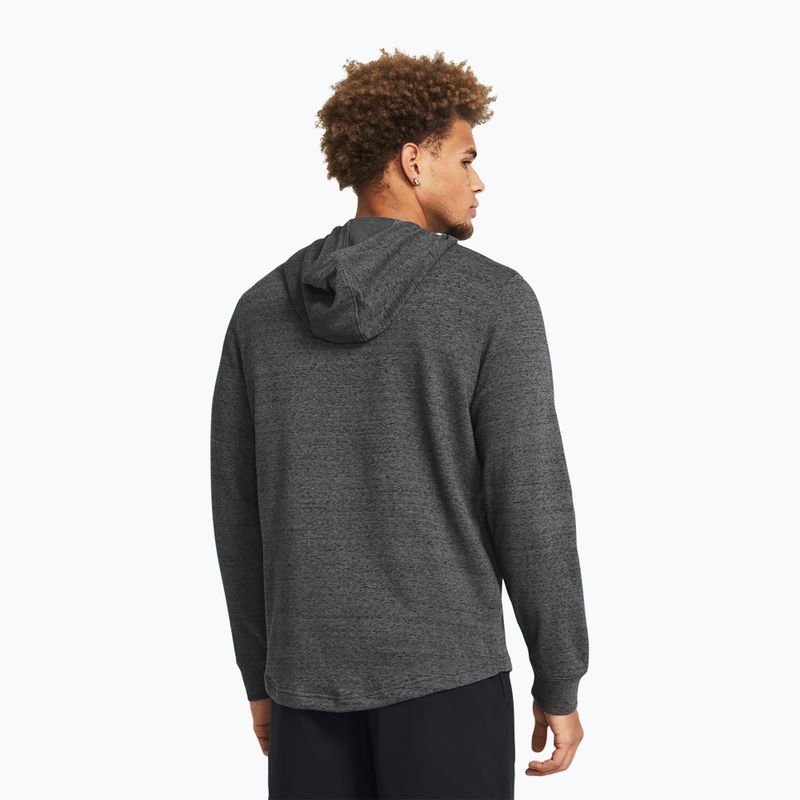 Bluza męska Under Armour Rival Terry Graphic Hood castlerock/black 2