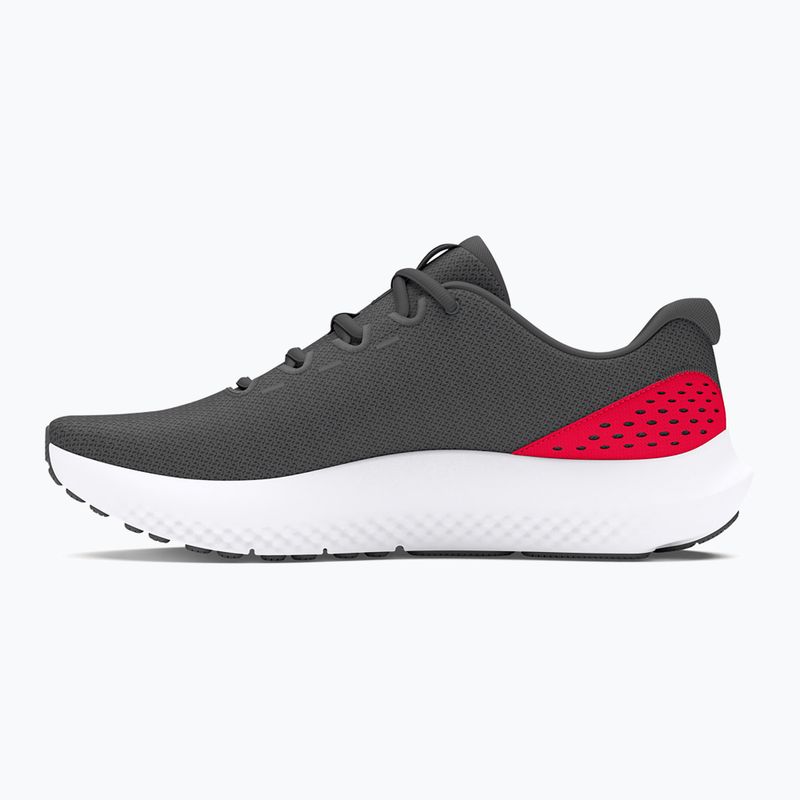 Buty do biegania męskie Under Armour Charged Surge 4 castlerock/red/red 2