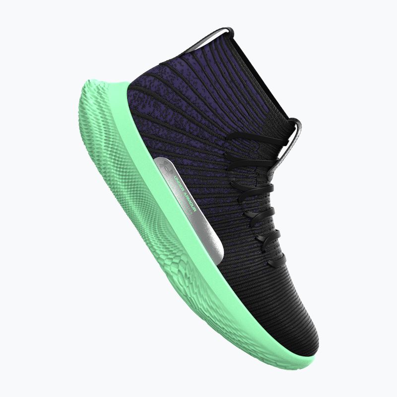 Buty do koszykówki Under Armour Flow Futr X Elite SOS black/morph green/purple 4