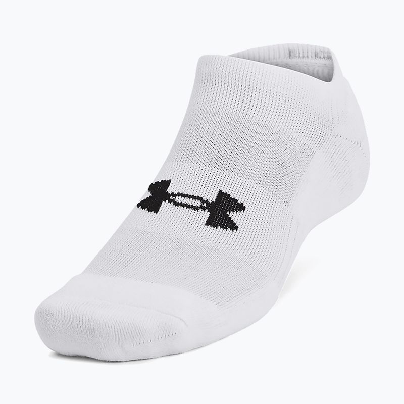 Skarpety Under Armour Training Cotton No Show 3 pary white/white/black 5