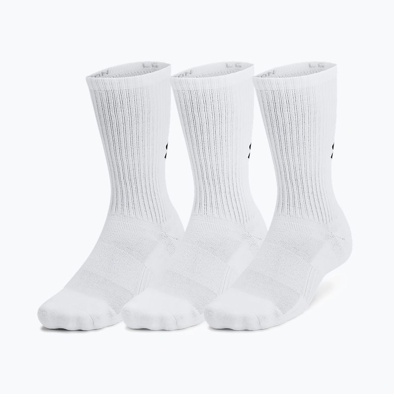 Skarpety Under Armour Training Cotton Crew 3 pary white/white/black