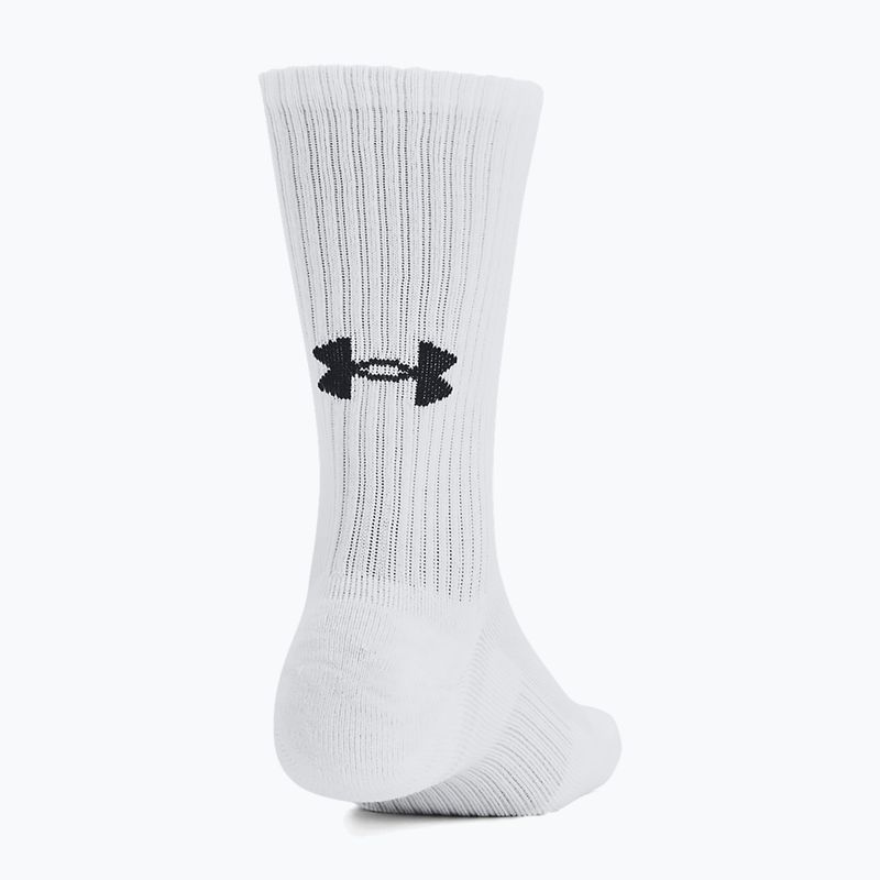 Skarpety Under Armour Training Cotton Crew 3 pary white/white/black 4