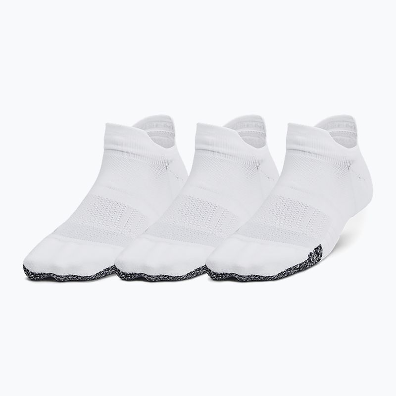 Skarpety damskie Under Armour Breathe NS Tab 3 pary white/white/halo gray