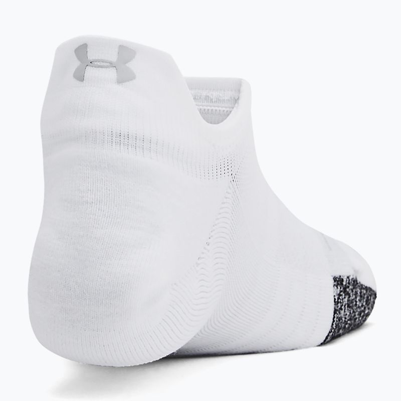 Skarpety damskie Under Armour Breathe NS Tab 3 Pack white/white/halo gray 3