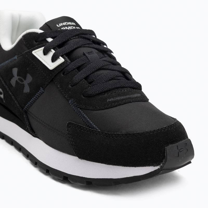 Buty treningowe męskie Under Armour Essential Runner black/white/blach 7