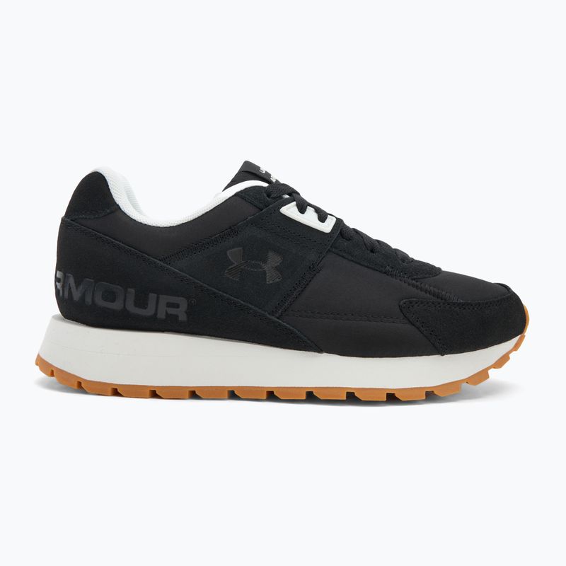 Buty treningowe damskie Under Armour Essential Runner black/white quartz/black 2