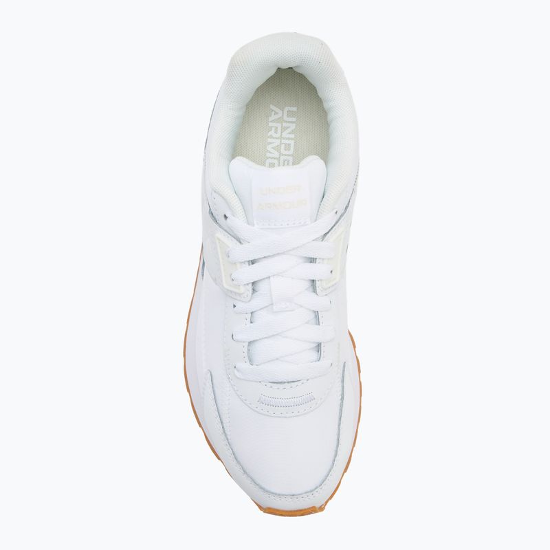 Buty treningowe damskie Under Armour Essential Runner white/white quartz/white quartz 5
