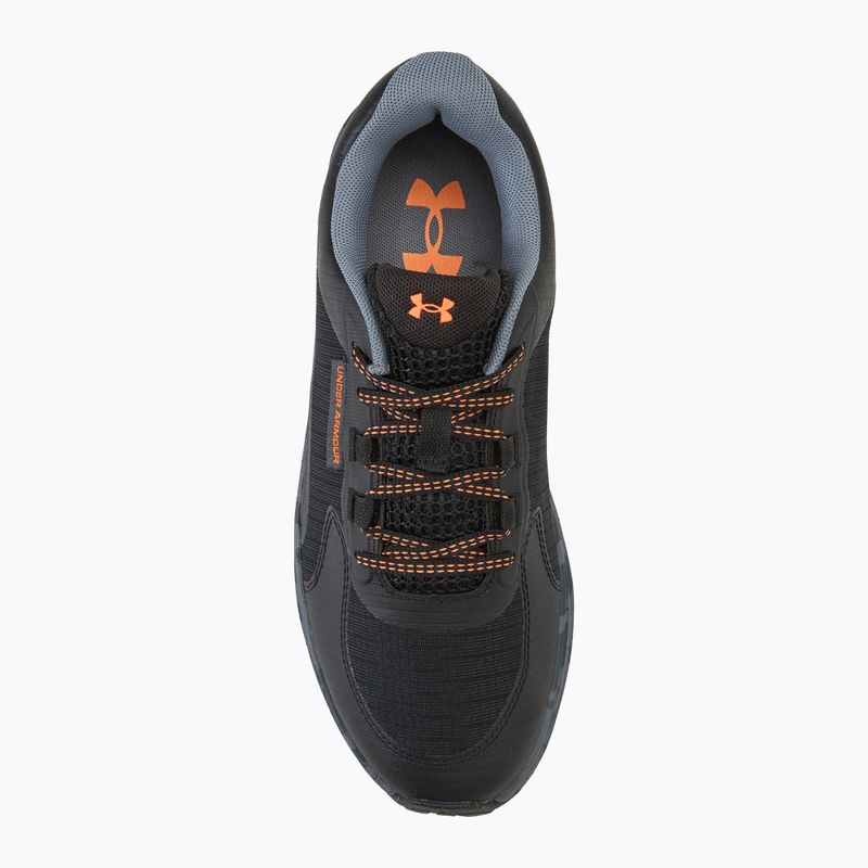 Buty do biegania męskie Under Armour Charged Bandit Trail 3 black/black/orange blast 5