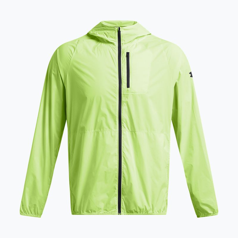 Kurtka do biegania męska Under Armour Launch Lightweight morph green/tetra gray/black 3