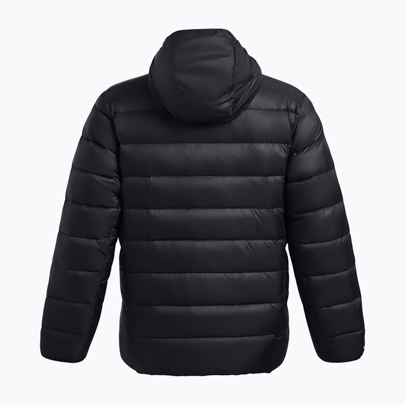Kurtka puchowa męska Under Armour Legend Down Hooded black/black/white 2