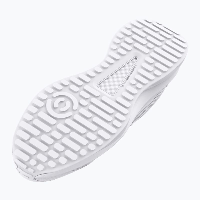 Buty treningowe damskie Under Armour Edge Leather white/white/white 5