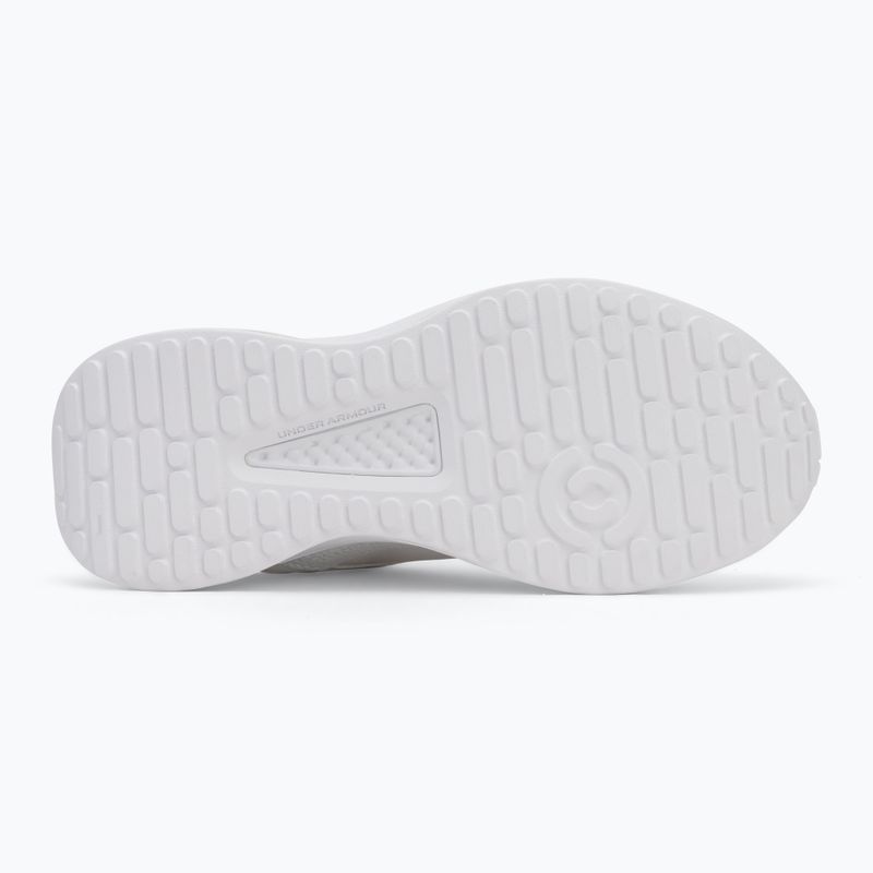 Buty treningowe damskie Under Armour Edge Leather white/white/white 4