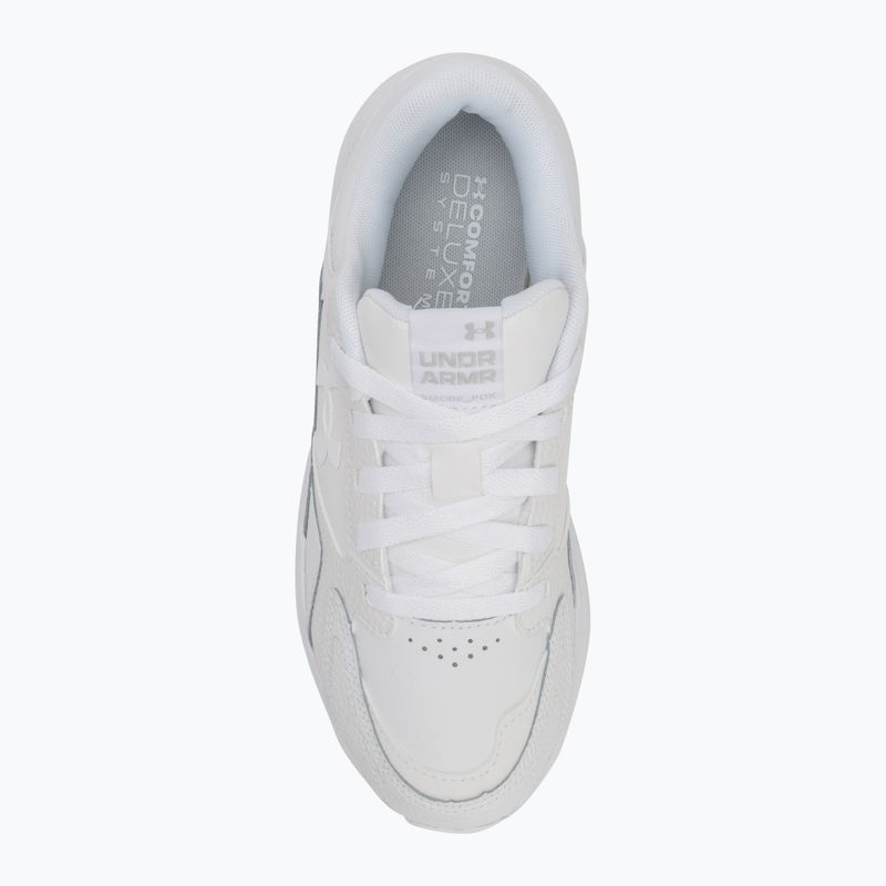 Buty treningowe damskie Under Armour Edge Leather white/white/white 5
