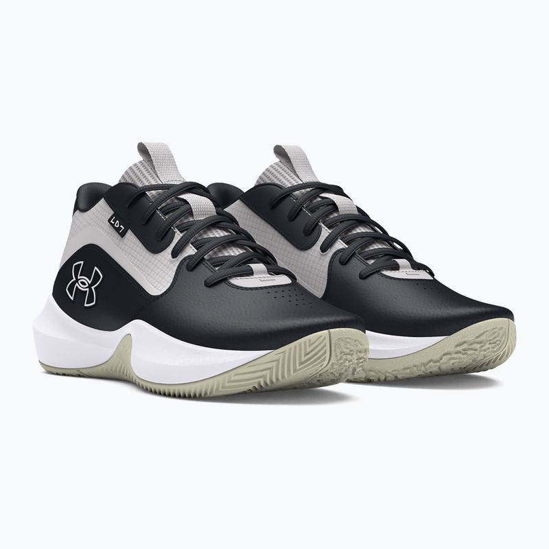 Buty do koszykówki Under Armour Lockdown 7 black/silt/distant gray