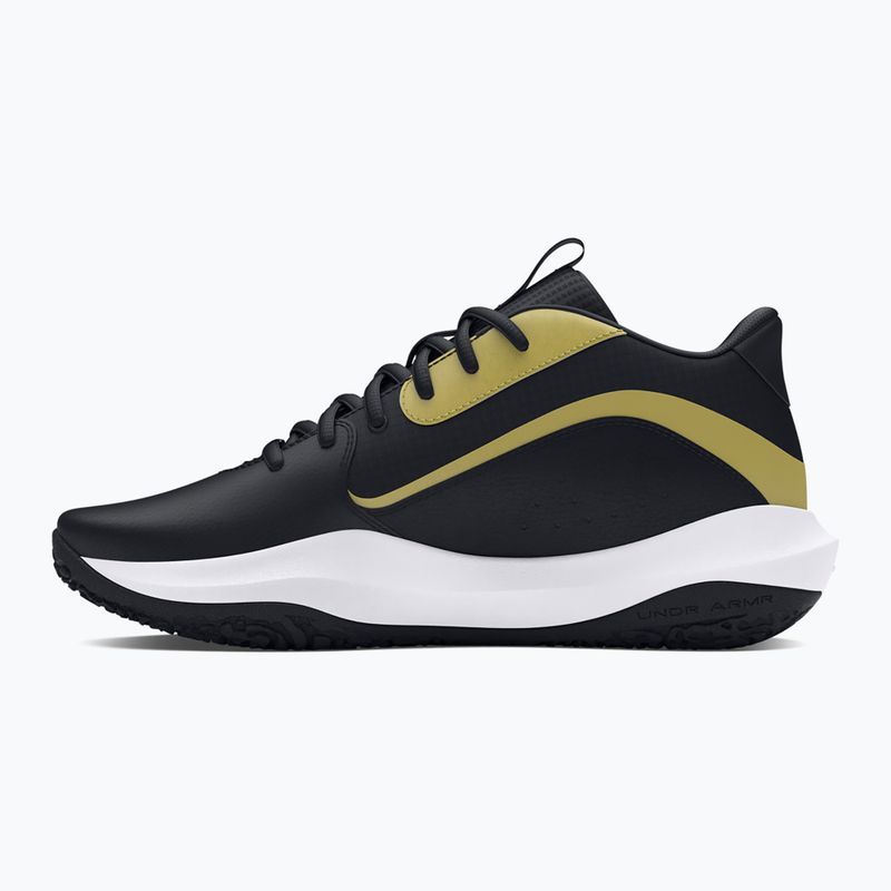 Buty do koszykówki Under Armour Lockdown 7 black/black/metallic gold 3