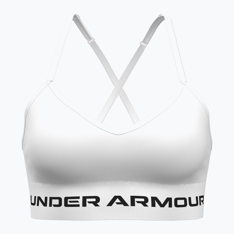 Biustonosz treningowy Under Armour Vanish Seamless Low white/black