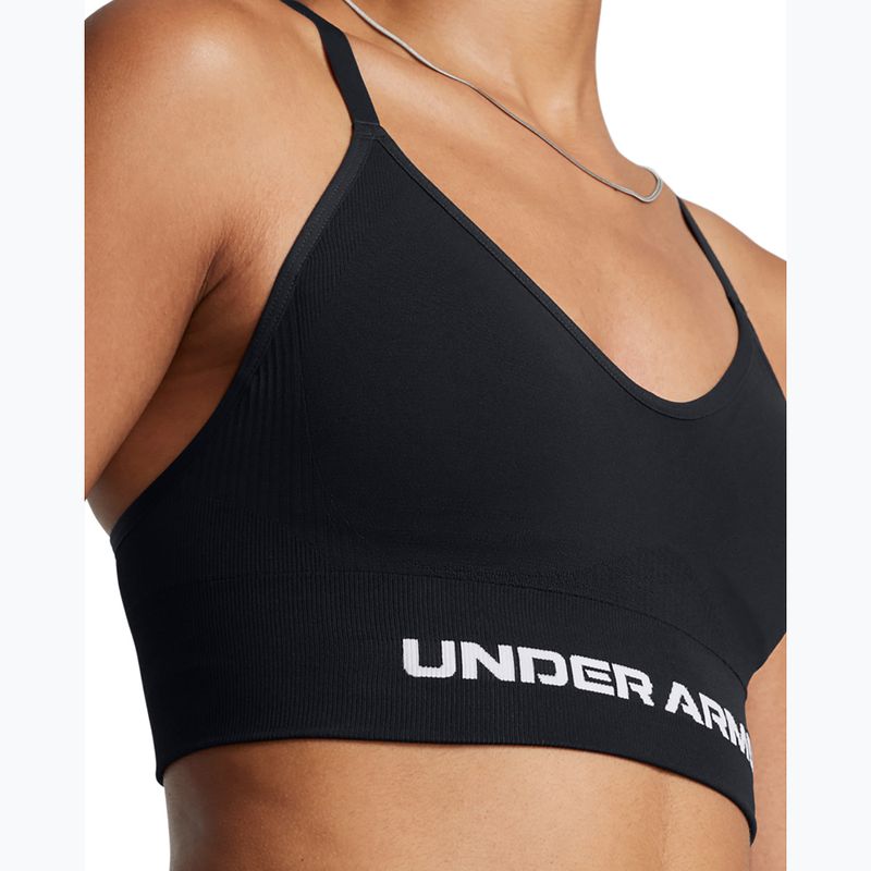 Biustonosz treningowy Under Armour Vanish Seamless Low black/white 3