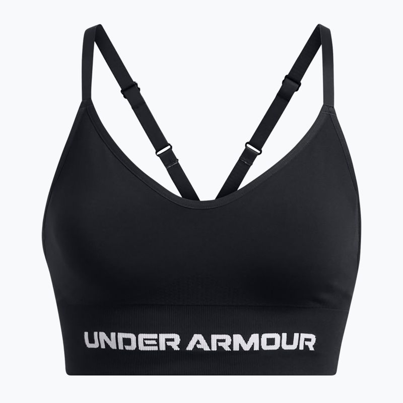 Biustonosz treningowy Under Armour Vanish Seamless Low black/white 4