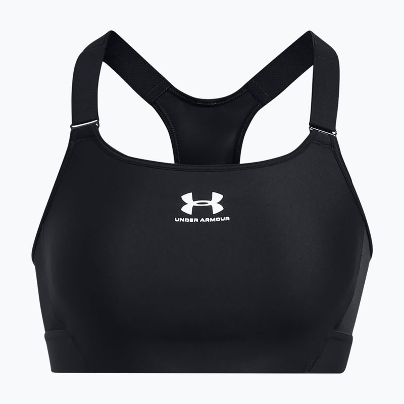 Biustonosz treningowy Under Armour HeatGear Armour High black/white