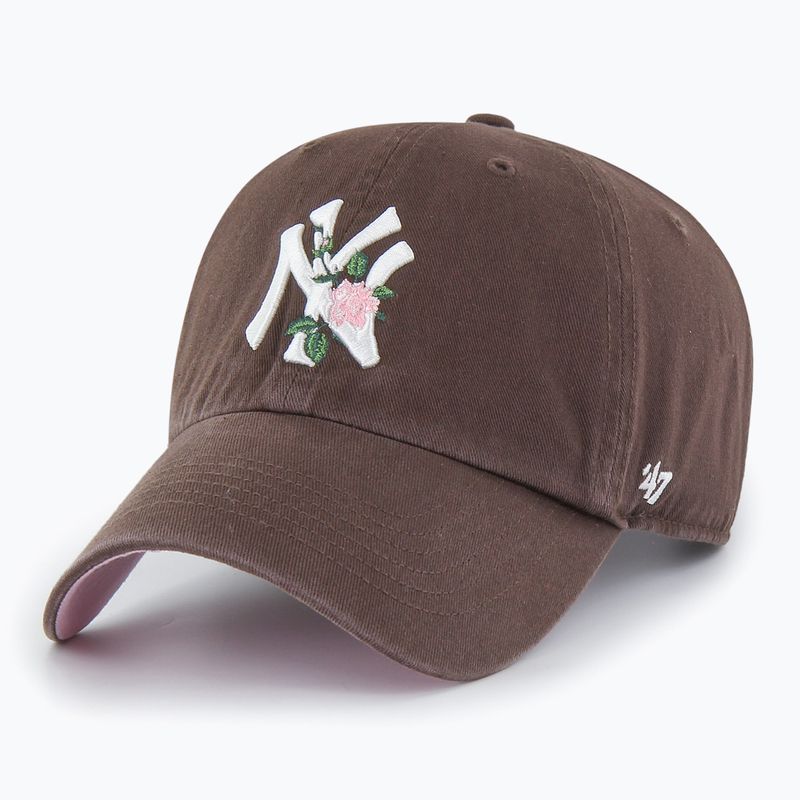 Czapka z daszkiem 47 Brand New York Yankees Thorn CLEAN UP brown