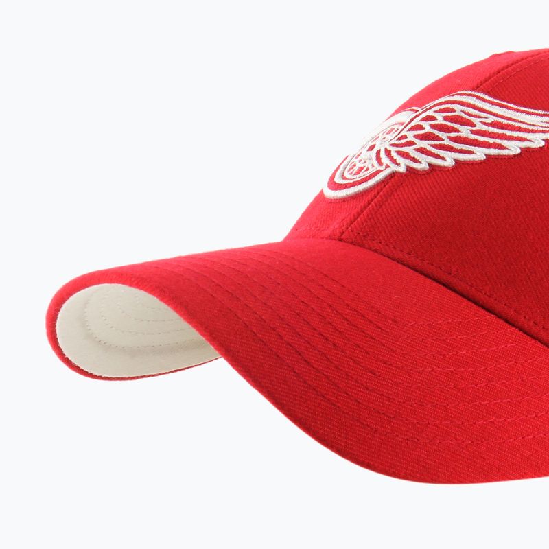 Czapka z daszkiem 47 Brand NHL Detroit Red Wings Ballpark Snap MVP red 3