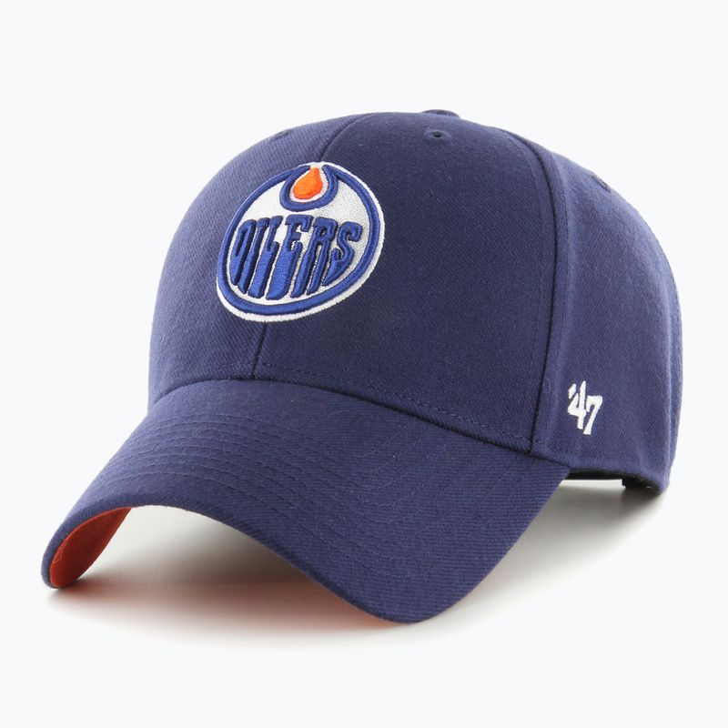 Czapka z daszkiem 47 Brand NHL Edmonton Oilers Ballpark Snap MVP light navy