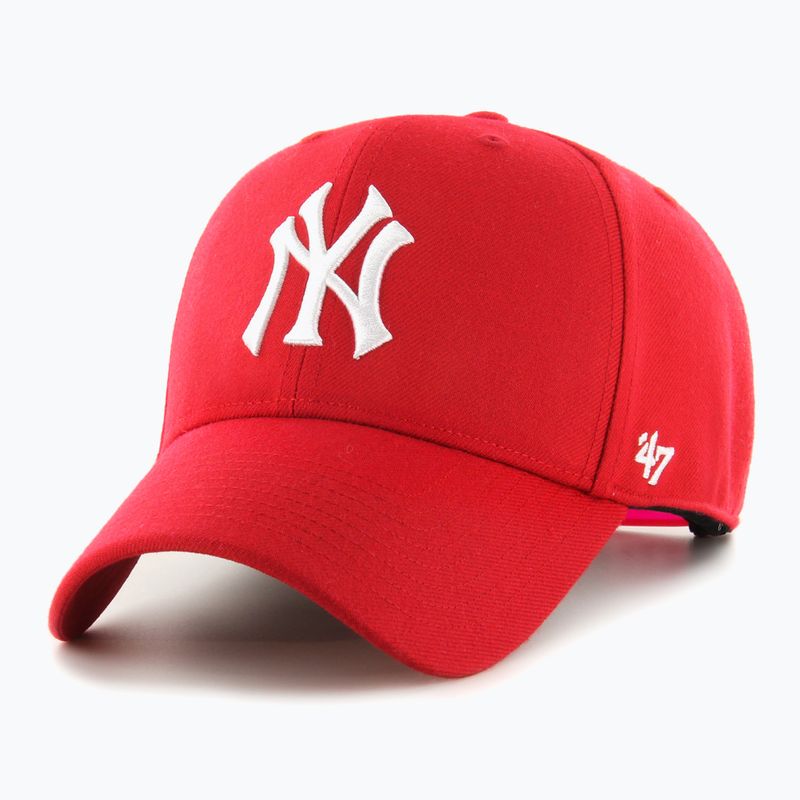 Czapka z daszkiem 47 Brand MLB New York Yankees MVP SNAPBACK red