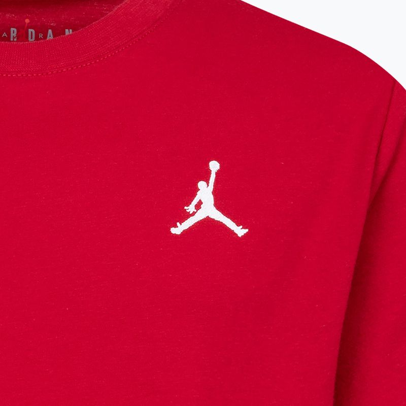 Koszulka dziecięca Nike Jordan Jumpman Air EMB gym red 5