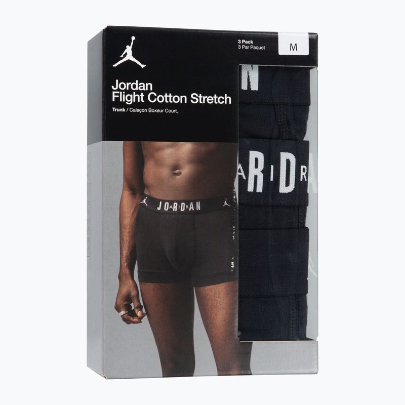 Bokserki męskie Nike Jrdan JHM Flight Cotton Trunk 3 pary black 6